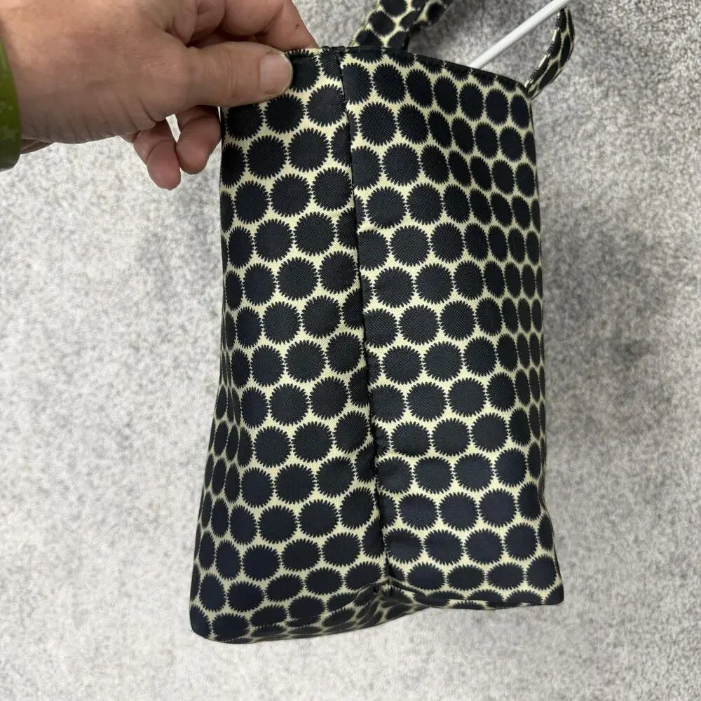 Perry Ellis Shoulder Tote Bag 11x18.5 Corporate Dropout Mod Travel Tech Noir